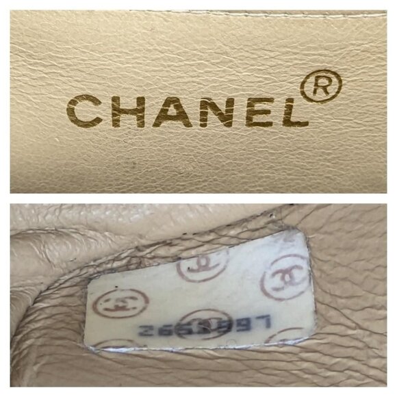 Authentic CHANEL 24K Classic Jumbo Flap Bag Maxi XL Gold Lambskin Chain Shoulder - Picture 6 of 11